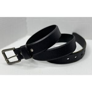 WRANGLER Men's Black Pebbled Leather Dress Casual Belt Size 38
